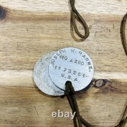 WW1 110 Aero Squadron Named Dog Tags Hat Cord Collar Discs Patches Vtg Antique