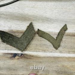 WW1 110 Aero Squadron Named Dog Tags Hat Cord Collar Discs Patches Vtg Antique