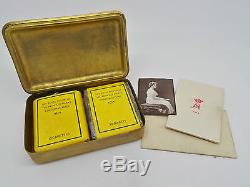 WW1 1914 Princess Mary Christmas Gift Tin with Contents Cigarettes & Tobacco