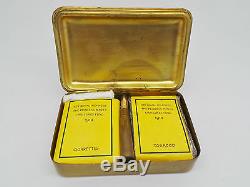 WW1 1914 Princess Mary Gift Tin with Cigarettes, Tobacco, Pencil, Card & Photo