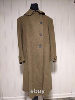 WW1 1917 US Army Wool Shawl Overcoat Trench Coat Field Uniform Military Size 40R