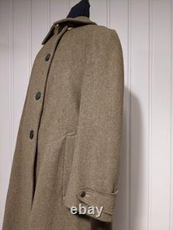 WW1 1917 US Army Wool Shawl Overcoat Trench Coat Field Uniform Military Size 40R