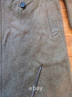 WW1 1917 US Army Wool Shawl Overcoat Trench Coat Field Uniform Military Size 40R