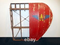 WW1 / 1920s US Army Aircraft Airfoil Section SAT EMBLEM ORIGINAL TRAINER