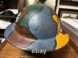 WW1 32nd Division Trench Art Helmet