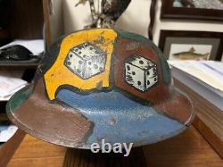 WW1 32nd Division Trench Art Helmet