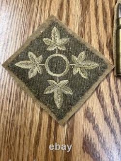 WW1 3rd / 4th Division Grouping Photo Patches Homemade Patches Etc WWI AEF