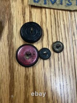 WW1 3rd / 4th Division Grouping Photo Patches Homemade Patches Etc WWI AEF