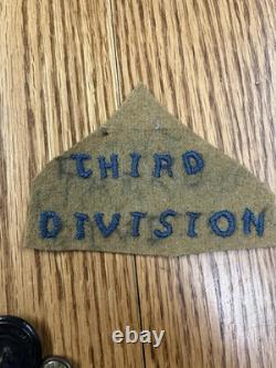 WW1 3rd / 4th Division Grouping Photo Patches Homemade Patches Etc WWI AEF