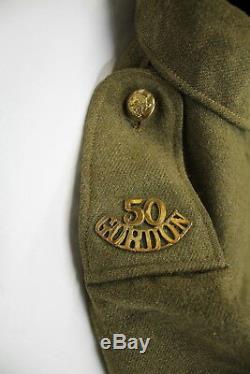 WW1 50th Canadian CEF Gordon Highlanders Tunic & Kilt Group
