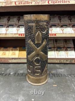 WW1 73rd coastal artillery C Battery Trench Art