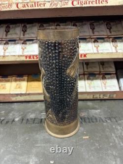 WW1 73rd coastal artillery C Battery Trench Art