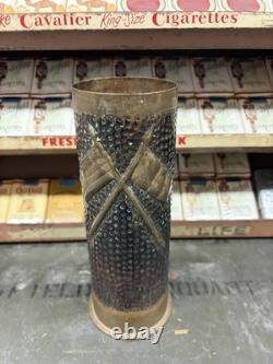WW1 73rd coastal artillery C Battery Trench Art