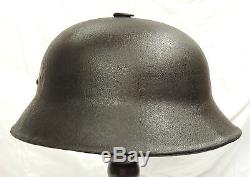Ww1 Austrian'berndorfer' Steel Helmet Original. + White Rectangle, Uiltra Rare
