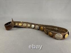 WW1 Allied Soldier Hate Belt Trench Art, With 26 Pins (German, US, English, +)