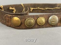 WW1 Allied Soldier Hate Belt Trench Art, With 26 Pins (German, US, English, +)