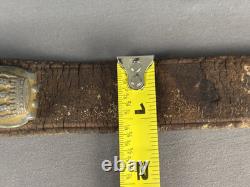 WW1 Allied Soldier Hate Belt Trench Art, With 26 Pins (German, US, English, +)