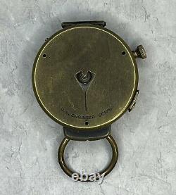 WW1 Antique Compass 1918 U. S. Engineer Corps Cruchon & Emons Paris-Rare Model