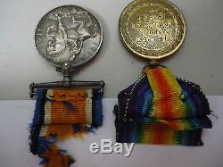 WW1 Australian Medals British War & Victory, Badges inc GOLD hallmarked 2 Bn AIF