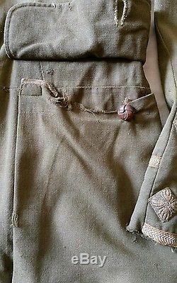 WW1 BRITISH OFFICERS CUFF RANK TUNIC 56th(LONDON)DIV. BATTLE OF SOMME INTEREST