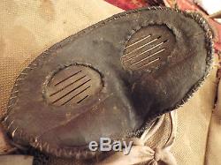 Ww1 British Tank Crew Rare Leather Splatter Mask