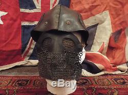 Ww1 British Tank Crew Rare Leather Splatter Mask