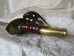 WW1 British Army Trench Art Fire Poker Set Handle Made From German Sword Hilt