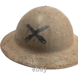 WW1 British/Canadian/USA Painted Brodie Helmet MG
