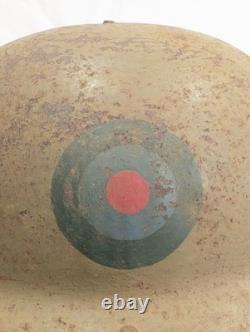 WW1 British/Canadian/USA Painted Brodie Helmet MG