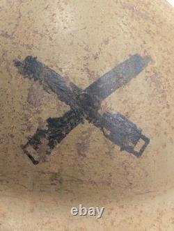 WW1 British/Canadian/USA Painted Brodie Helmet MG