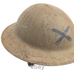 WW1 British/Canadian/USA Painted Brodie Helmet MG