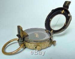 WW1 British Military Marching Compass with Case. GWO