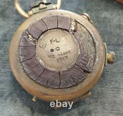 WW1 British Officer's Compass. 2/Lt N. W. Jones. R. E. 38th Welsh Div Cycle Corps