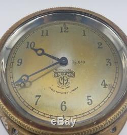 WW1 British RFC Royal Flying Corps Aircraft Smiths Cockpit Clock Working LOOK