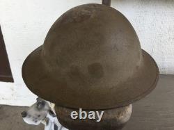 WW1 British Unit Marked Machine Gunners Helmet