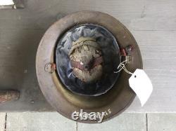 WW1 British Unit Marked Machine Gunners Helmet