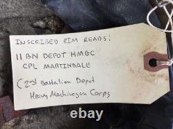 WW1 British Unit Marked Machine Gunners Helmet