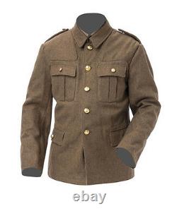 WW1 British army Uniform with Stiff peak cap- MADE TO YOUR SIZES