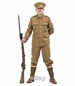 WW1 British army Uniform with Stiff peak cap- made to order