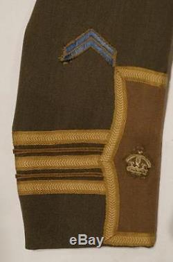 WW1 Canadian CEF 2nd Div. 25th Battalion Nova Scotia Majors Cuffs Tunic Uniform
