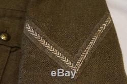 WW1 Canadian Expeditionary Force CEF British Pattern Service Dress Size 12 1918