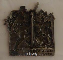 WW1 Cap Badge -Against Serbia/ Szerbia ellen- Arkanzas BP- WW1 Propaganda