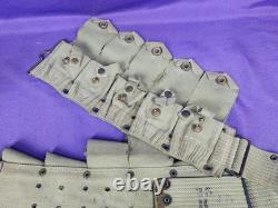 WW1 Cartridge Belt (Mills) Rimmed Eagle Snap Pea Green