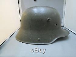 Ww1 German Steel Helmet With The Original Liner