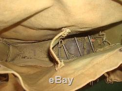 WW1 GREAT WAR AMERICAN GAS MASK with ORIGINAL CANVAS BAG REPAIR KIT BOOKLET