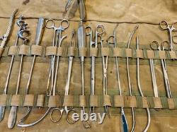 WW1 General Surgery / GYN Field Kit in Canvas Roll