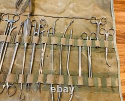 WW1 General Surgery / GYN Field Kit in Canvas Roll