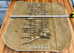 WW1 General Surgery / GYN Field Kit in Canvas Roll