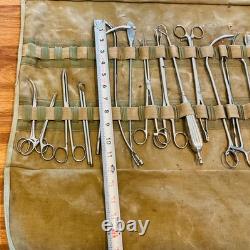 WW1 General Surgery / GYN Field Kit in Canvas Roll