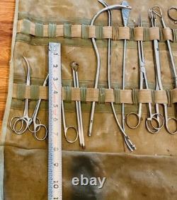 WW1 General Surgery / GYN Field Kit in Canvas Roll
